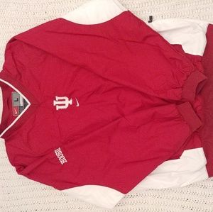 Nike Team Indiana University IU Pullover Windbreak